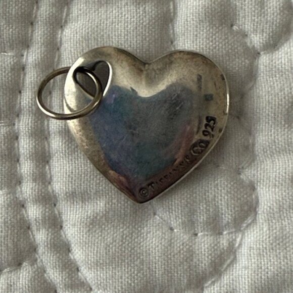 tiffany double heart pendant - Picture 1 of 5